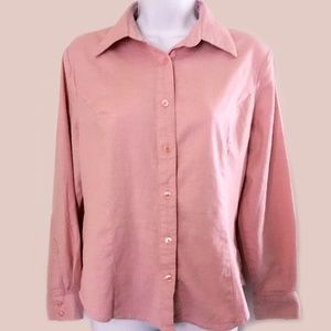 Chadwicks Long Sleeves Button Down Career Shirt